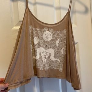 Longhorn Crop Top - Small